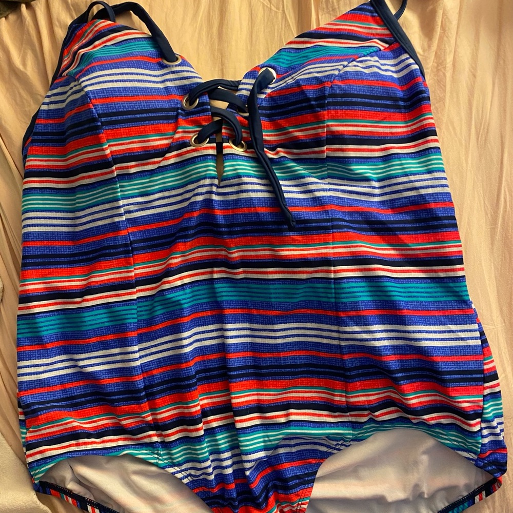 New striped bathing suit